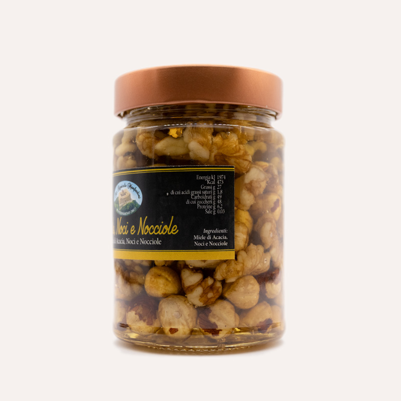 miele di acacia con noci e nocciole - immagine 2