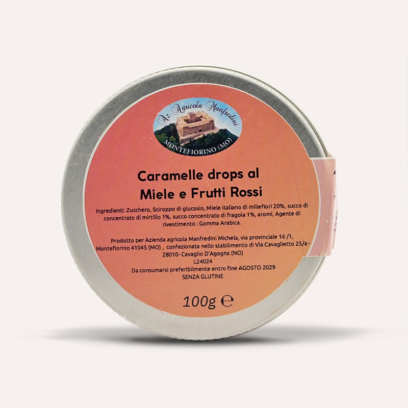caramelle drops al miele e frutti rossi - immagine 2