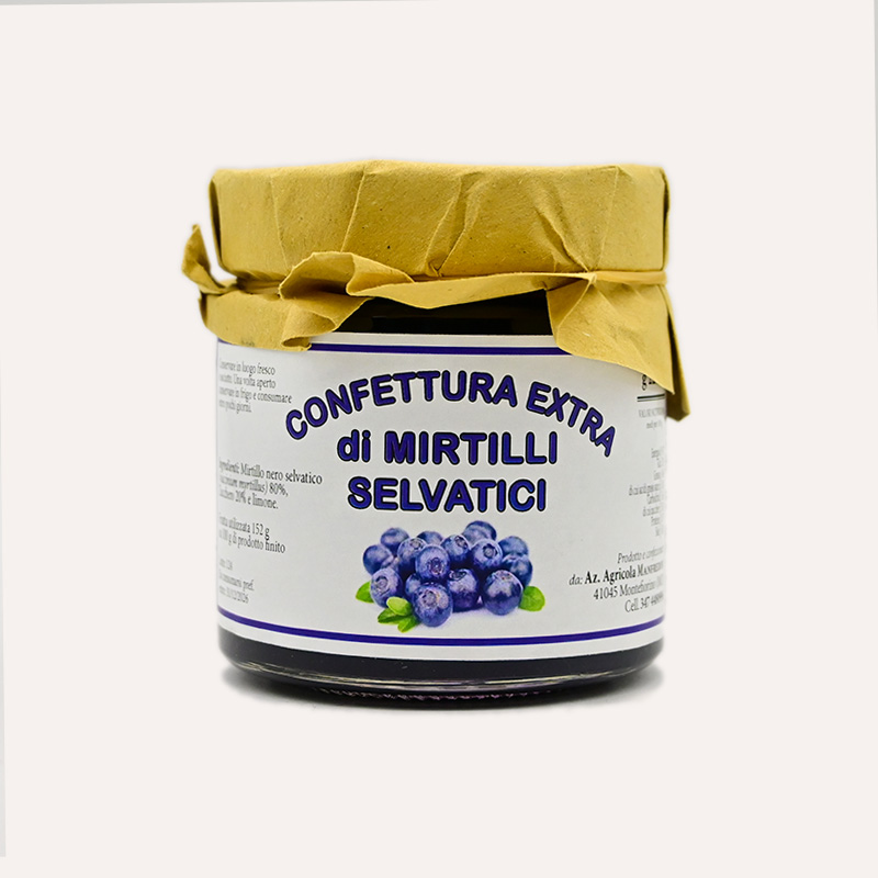 confettura extra di mirtilli selvatici