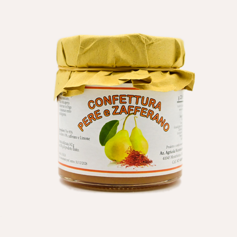 confettura di pere e zafferano