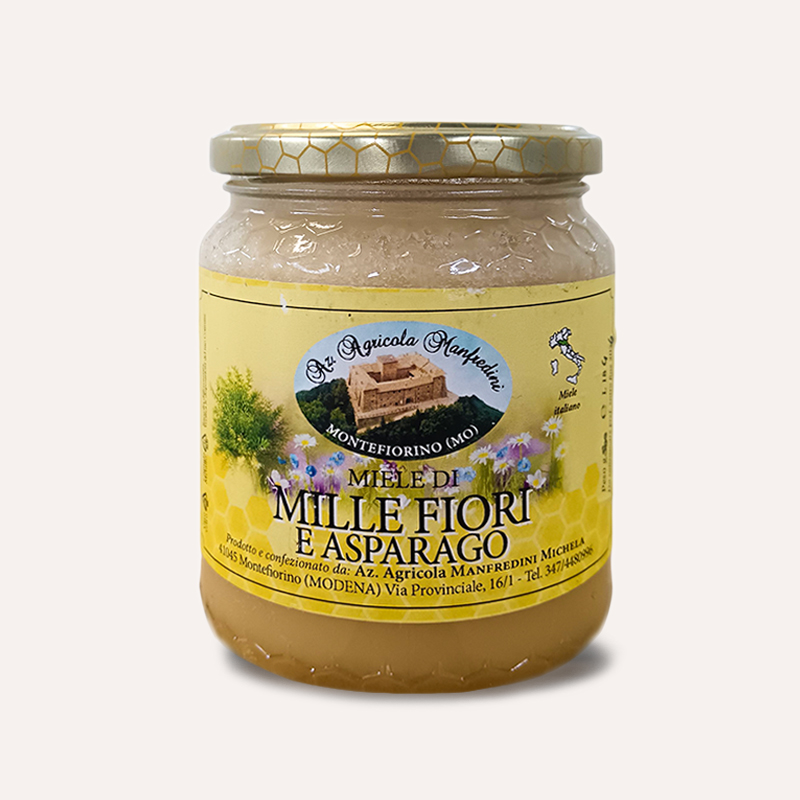 miele millefiori e asparago