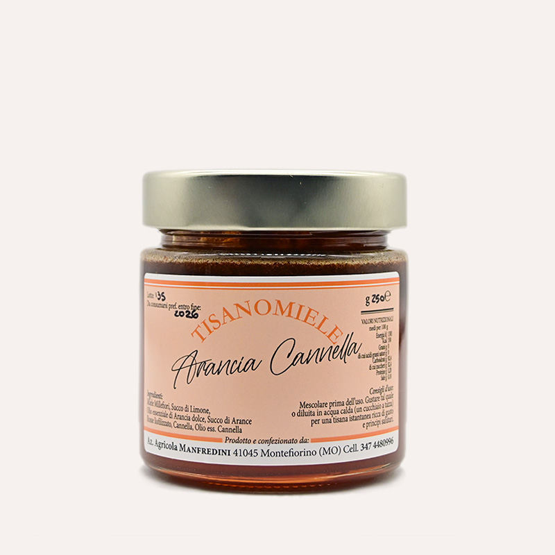 tisanomiele arancia cannella - 250g